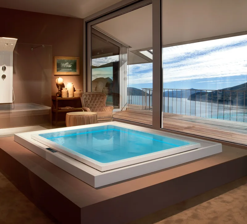 Treesse Ghost FUSION SPA 230, niska pravokutna kada ukopana u podest