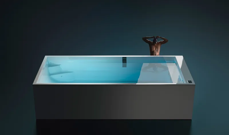 Treesse Swim AQUARUN protustrujni bazen s ogledalom na dnu